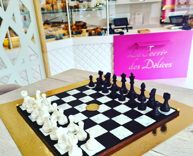 Sculpture en chocolat personnalisée